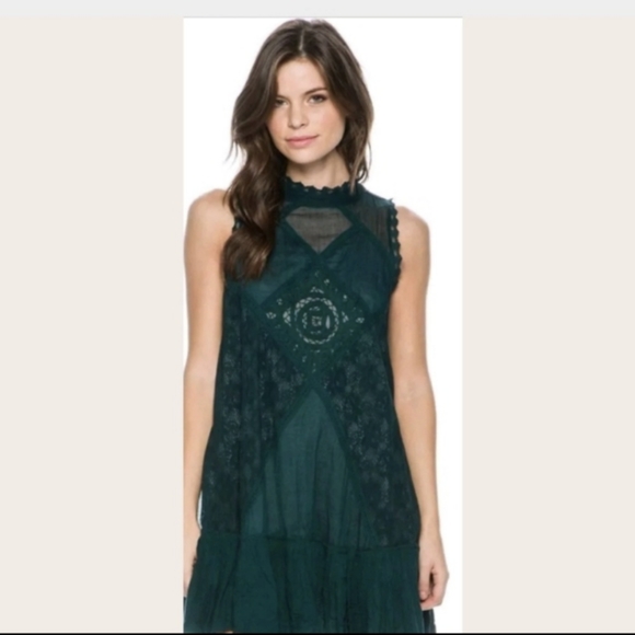 fuschia lace dress PINK x LoveShackFancy Lace Trim Satin Mini Dress PINK Tulip Shine RIBBON / S main image 0